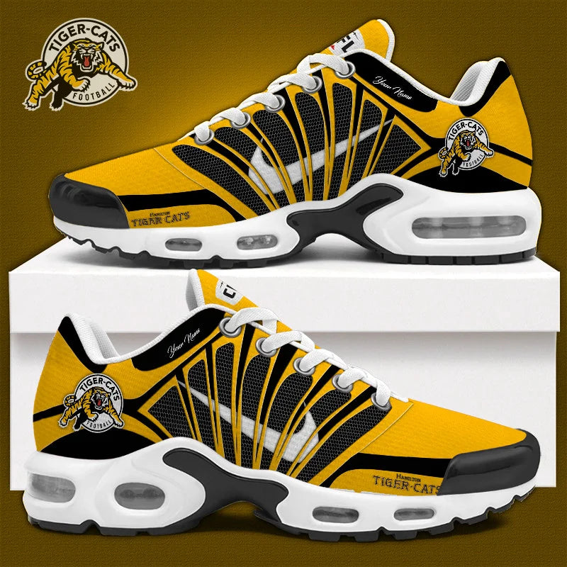 [FAN EXCLUSIVE] NEW CUSTOMIZED CFL04 HAM HAMILTON TIGER-CATS AIR MAX PLUS SNEAKERS