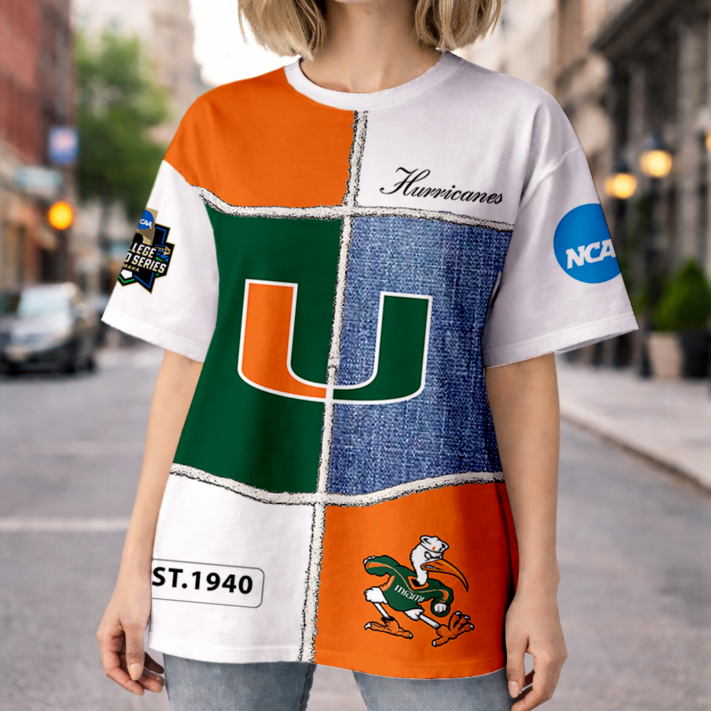 LIMITED EDITION - NEW CUSTOMIZED NCAA CWS04 MIH MIAMI HURRICANES HOODIE, T-SHIRTS, ZIP HOODIE, SWEATSHIRTS & POLO SHIRT