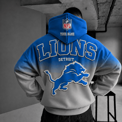 EXCLUSIVE EDITION - NEW CUSTOMIZED NFL04 DTL DETROIT LIONS HOODIE, ZIP HOODIE, POLO SHIRT, ZIP POLO SHIRT, T-SHIRT & SWEATSHIRT