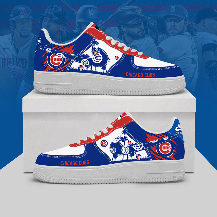 [FLASH SALE] NEW CUSTOMIZED MLB04 CCS CHICAGO CUBS AF1 SHOES