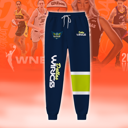 [FAN FAVORITE] NEW CUSTOMIZED WNBA04 DLW DALLAS WINGS SWEATPANTS