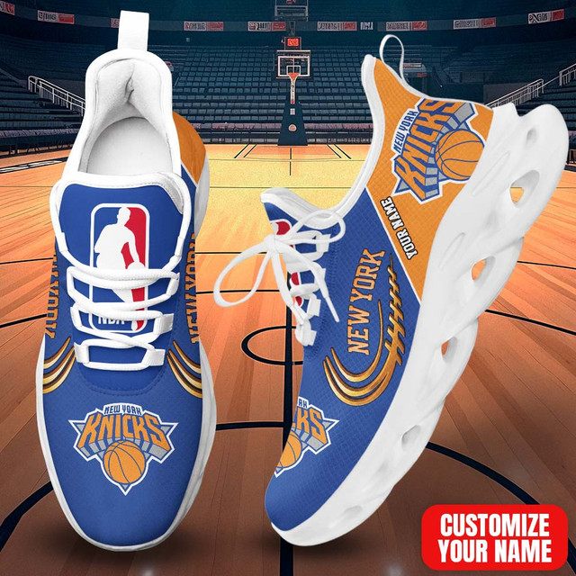LIMITED EDITION - NEW CUSTOMIZED NBA04 NYK NEW YORK KNICKS PREMIUM CLUNKY SNEAKERS