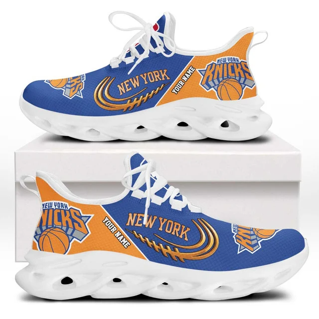 LIMITED EDITION - NEW CUSTOMIZED NBA04 NYK NEW YORK KNICKS PREMIUM CLUNKY SNEAKERS