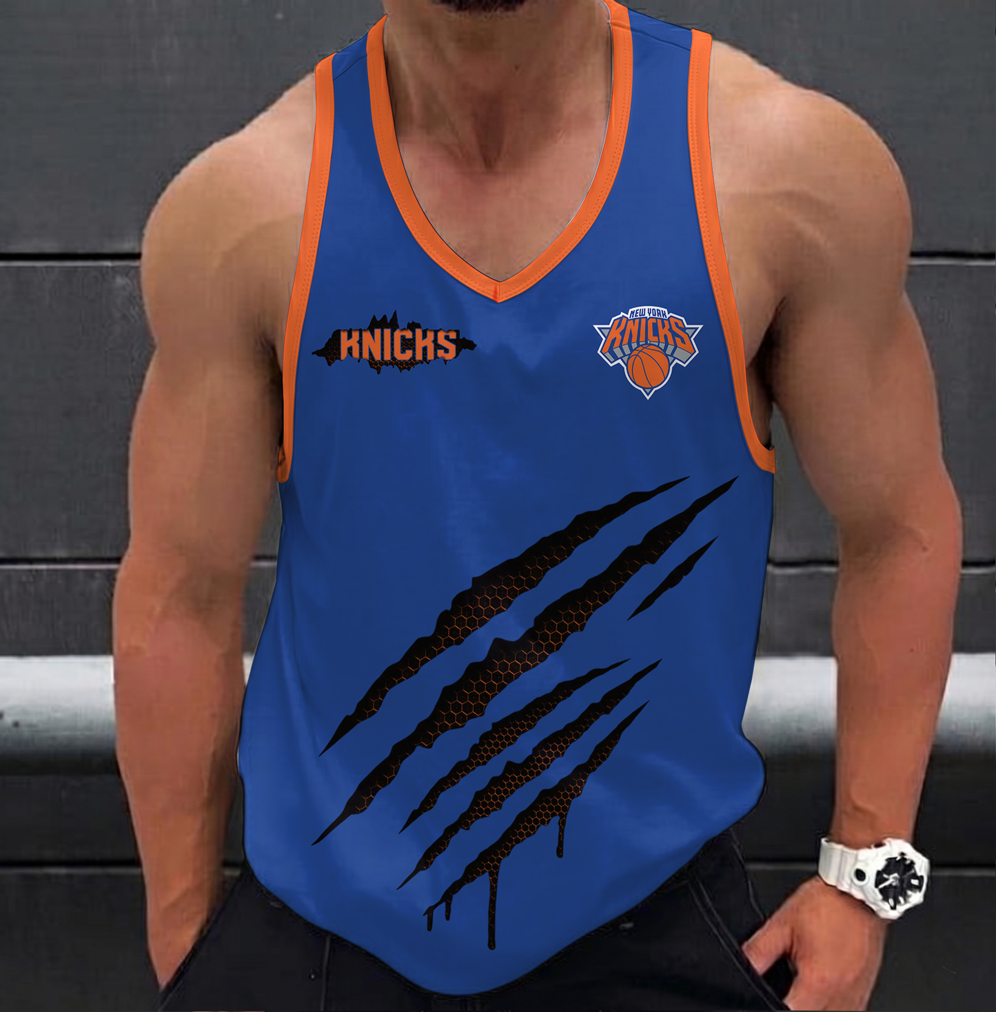 ELITE EDITION - NEW CUSTOMIZED NBA04 NYK NEW YORK KNICKS UNISEX TANK TOP