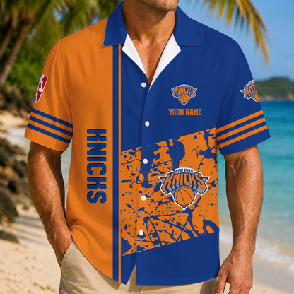 LIMITED EDITION - NEW CUSTOMIZED NBA04 NYK NEW YORK KNICKS UNISEX HAWAIIAN SHIRT