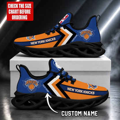 FINAL SALE - NEW CUSTOMIZED NBA04 NYK NEW YORK KNICKS MAX SOUL SHOES