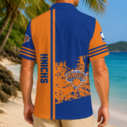 LIMITED EDITION - NEW CUSTOMIZED NBA04 NYK NEW YORK KNICKS UNISEX HAWAIIAN SHIRT