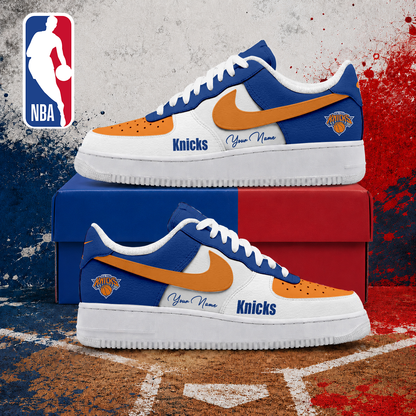 MEGA SALE - NEW CUSTOMIZED NBA04 NYK NEW YORK KNICKS AF1 SNEAKERS