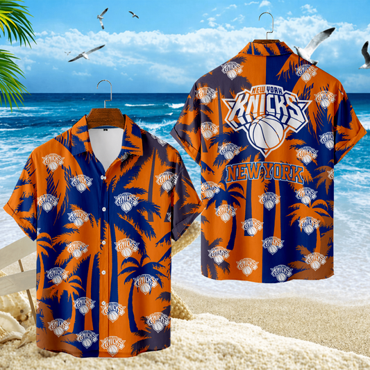 LIMITED EDITION - NEW CUSTOMIZED NBA04 NYK NEW YORK KNICKS UNISEX HAWAIIAN SHIRT