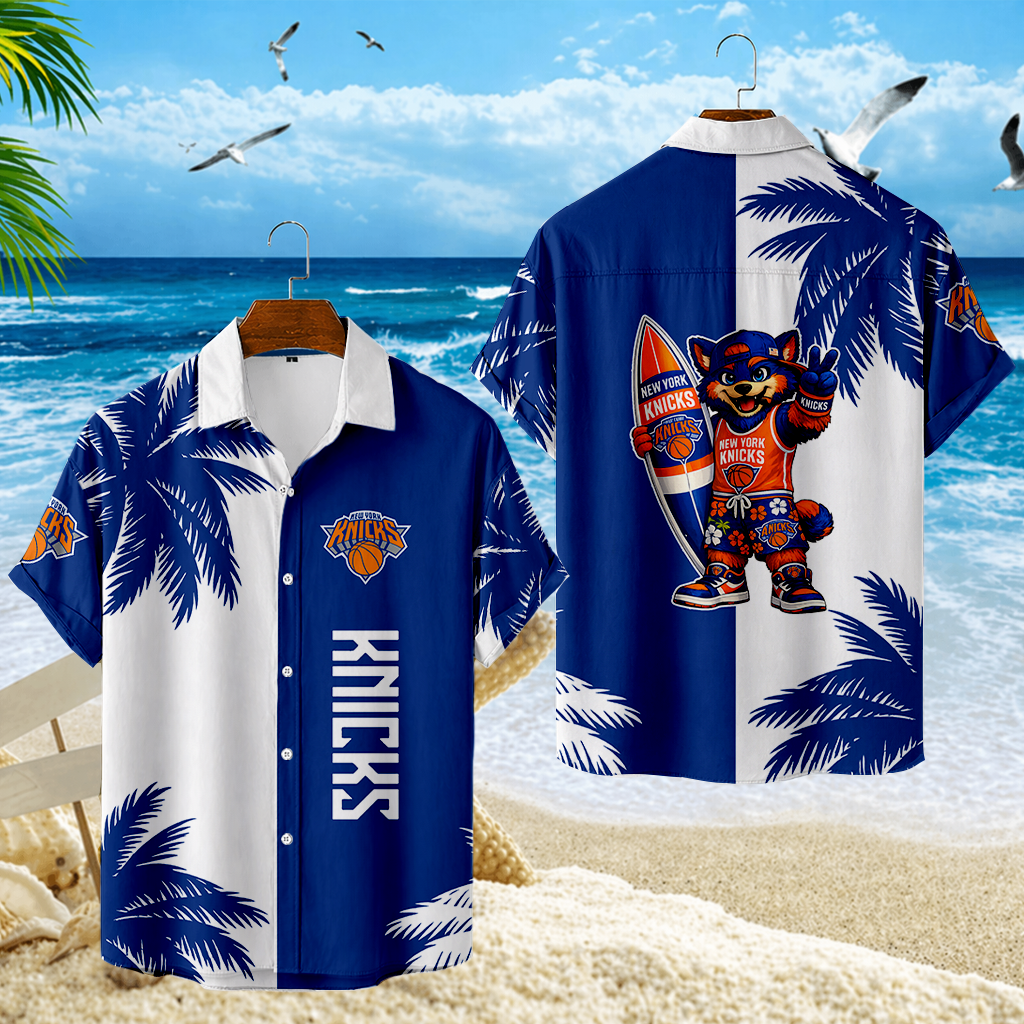 LIMITED EDITION - NEW CUSTOMIZED NBA04 NYK NEW YORK KNICKS UNISEX HAWAIIAN SHIRT