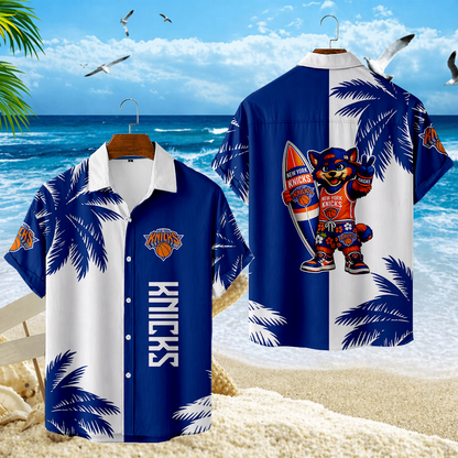 LIMITED EDITION - NEW CUSTOMIZED NBA04 NYK NEW YORK KNICKS UNISEX HAWAIIAN SHIRT