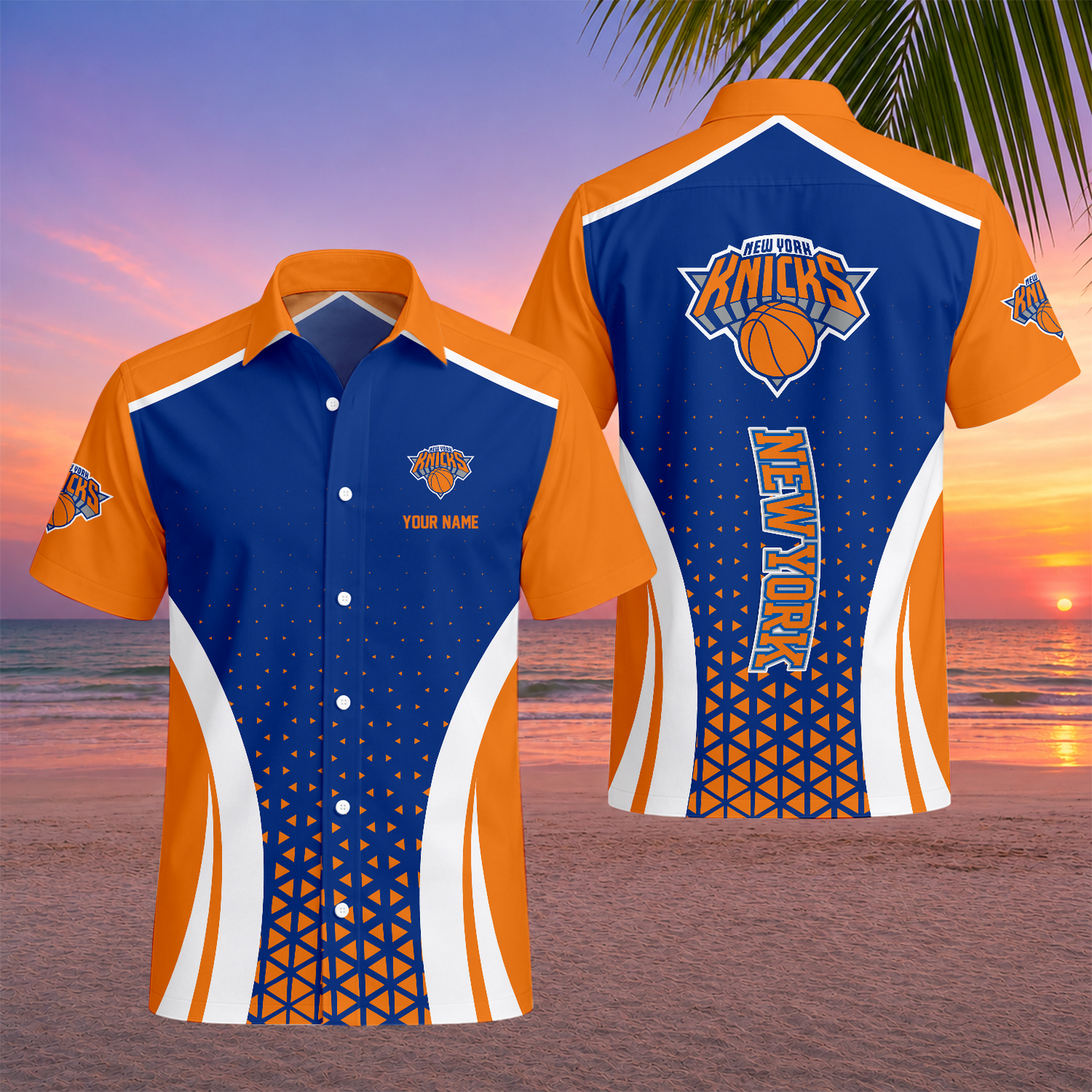 LIMITED EDITION - NEW CUSTOMIZED NBA04 NYK NEW YORK KNICKS UNISEX HAWAIIAN SHIRT