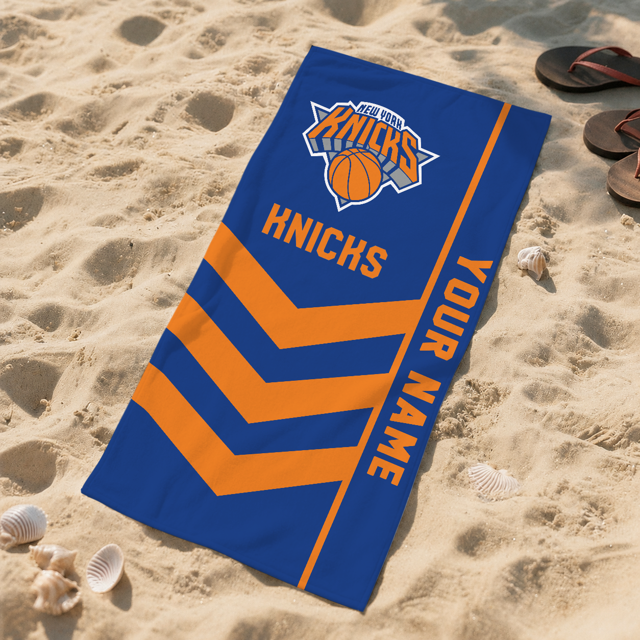 LIMITED EDITION - NEW CUSTOMIZED NBA04 NYK NEW YORK KNICKS BEACH TOWEL FOR FAN