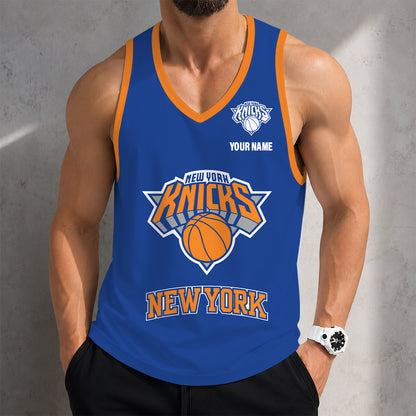 LIMITED EDITION - NEW CUSTOMIZED NBA04 NYK NEW YORK KNICKS UNISEX TANK TOP
