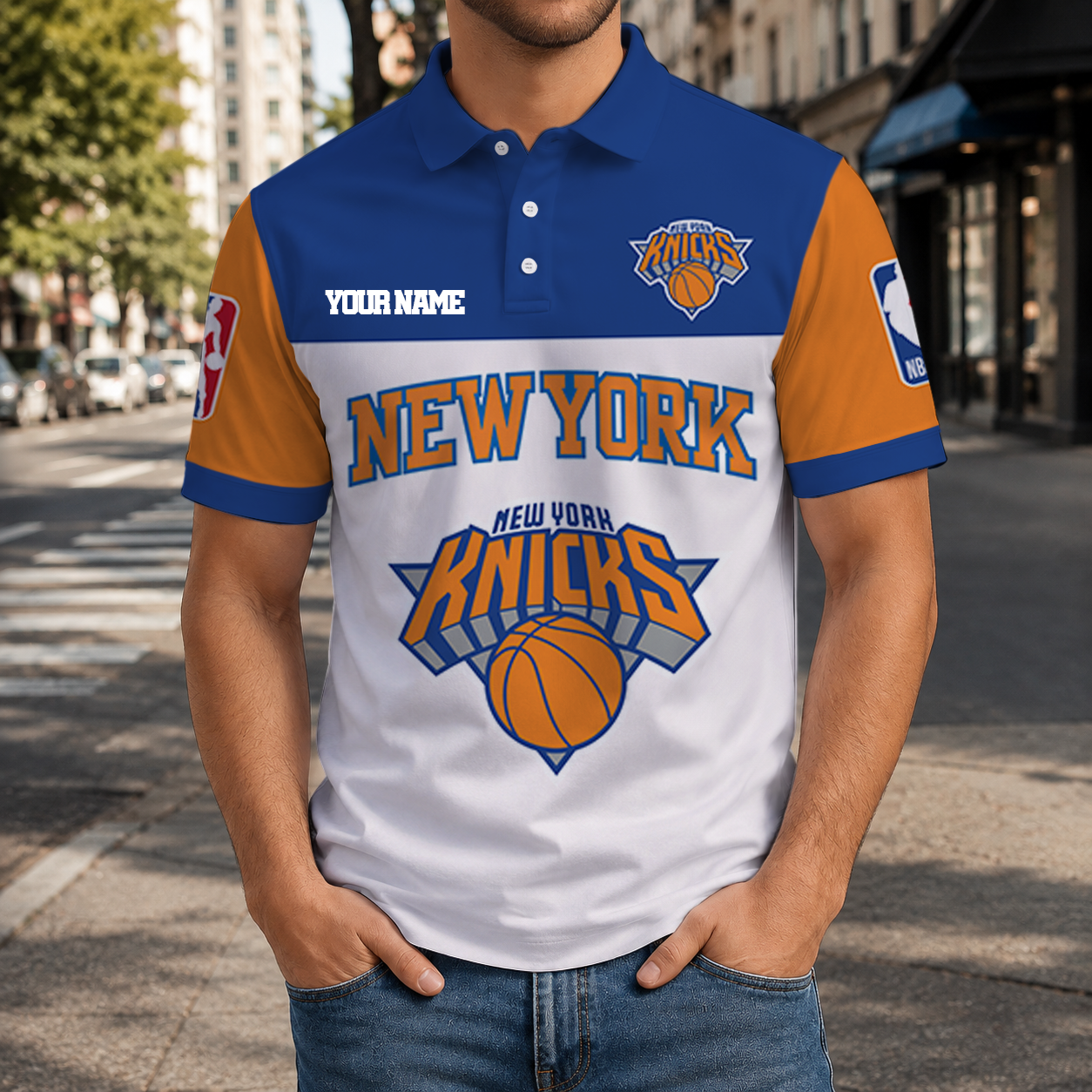 SPECIAL EDITION - NEW CUSTOMIZED NBA04 NYK NEW YORK KNICKS T-SHIRT, POLO SHIRT, ZIP POLO SHIRT, SWEATSHIRT, HOODIE & ZIP HOODIE
