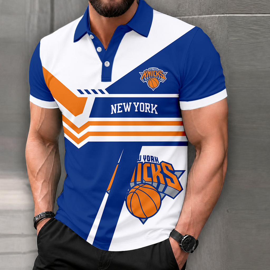 LIMITED EDITION - NEW CUSTOMIZED NBA04 NYK NEW YORK KNICKS POLO SHIRT, ZIP POLO SHIRT & T-SHIRTS