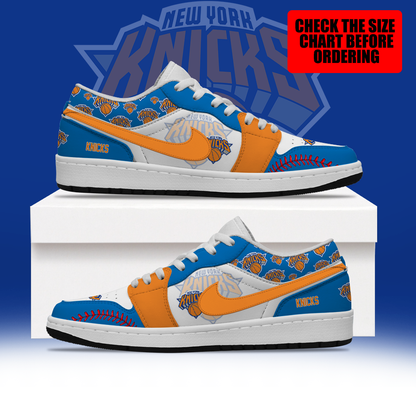 [HOT DEAL] NEW CUSTOMIZED NBA04 NYK NEW YORK KNICKS AIR JORDAN LOW SHOES