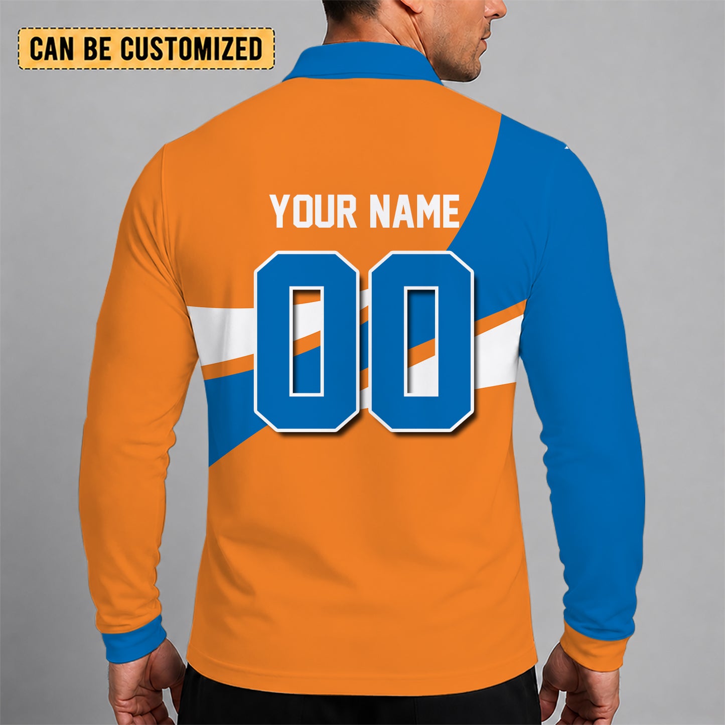[HOT DEAL] NEW CUSTOMIZED NBA04 NYK NEW YORK KNICKS MEN LONG SLEEVE POLO