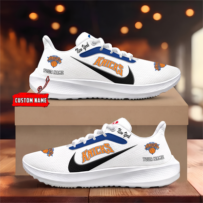 [HOT DEAL] NEW CUSTOMIZED NBA04 NYK NEW YORK KNICKS ROAD RUNNING SHOES
