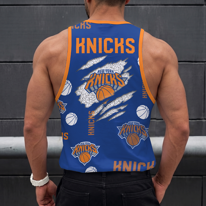 LIMITED EDITION - NEW CUSTOMIZED NBA04 NYK NEW YORK KNICKS UNISEX TANK TOP
