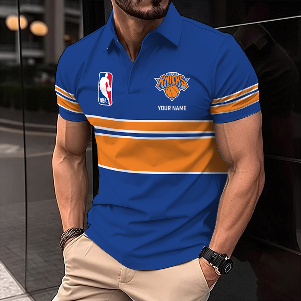 [HOT DEAL] NEW CUSTOMIZED NBA04 NYK NEW YORK KNICKS POLO SHIRT