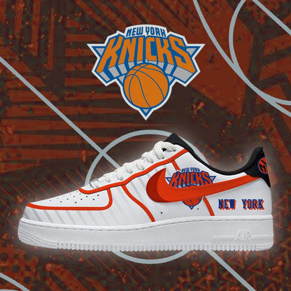 LIMITED EDITION - NEW CUSTOMIZED NBA04 NYK NEW YORK KNICKS AF1 SHOES