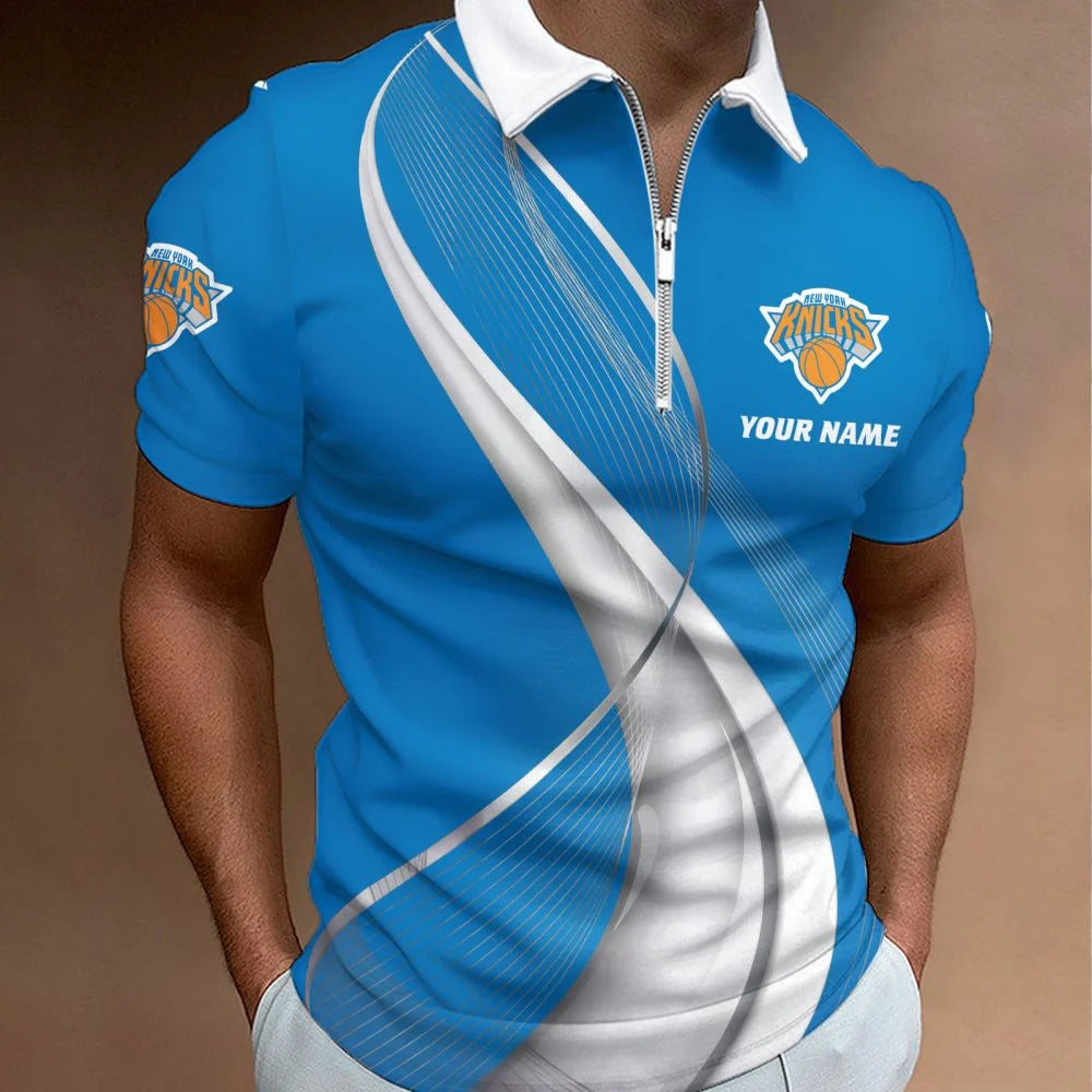 LIMITED EDITION - NEW CUSTOMIZED NBA04 NYK NEW YORK KNICKS POLO SHIRT, ZIP POLO SHIRT & T-SHIRTS