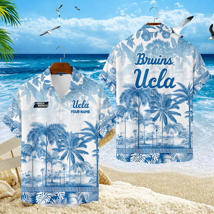 LIMITED EDITION - NEW CUSTOMIZED MAM04 UCB UCLA BRUINS UNISEX HAWAIIAN SHIRT