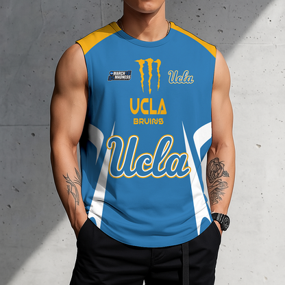 LIMITED DROP - NEW CUSTOMIZED | NCAA MAM04 UCB UCLA BRUINS MEN'S GYM SHIRT