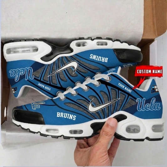 LIMITED EDITION - NEW CUSTOMIZED MAM NCAA04 UCB UCLA BRUINS UNISEX AIR MAX PLUS SNEAKERS