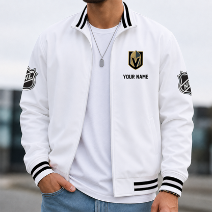 [SUPER SALE] NEW CUSTOMIZED NHL04 VGK VEGAS GOLDEN KNIGHTS MULTICOLOR MEN'S CASUAL JACKET