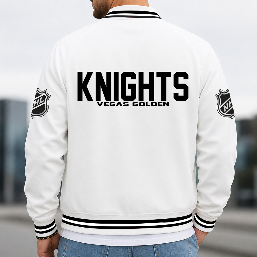 [SUPER SALE] NEW CUSTOMIZED NHL04 VGK VEGAS GOLDEN KNIGHTS MULTICOLOR MEN'S CASUAL JACKET