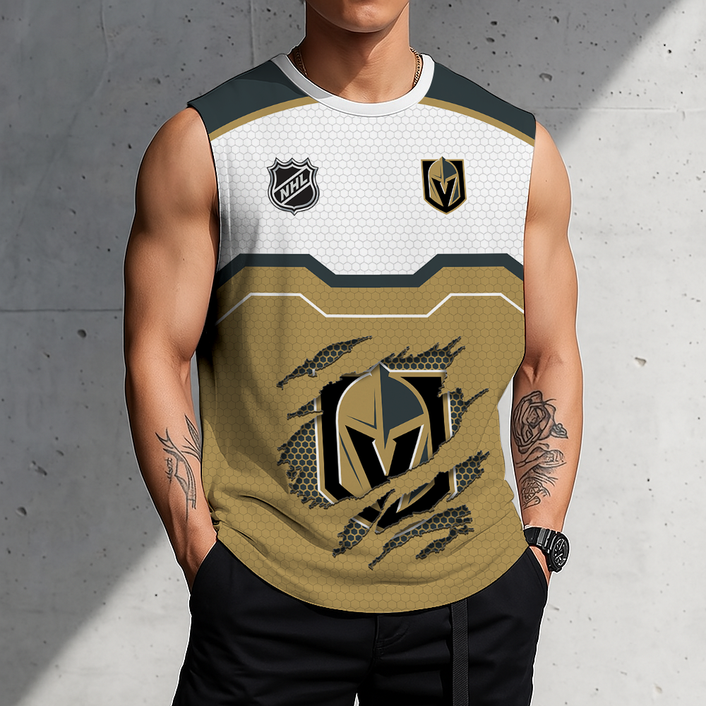 SPECIAL EDITION - NEW CUSTOMIZED NHL04 VGK VEGAS GOLDEN KNIGHTS MEN'S GYM SHIRT