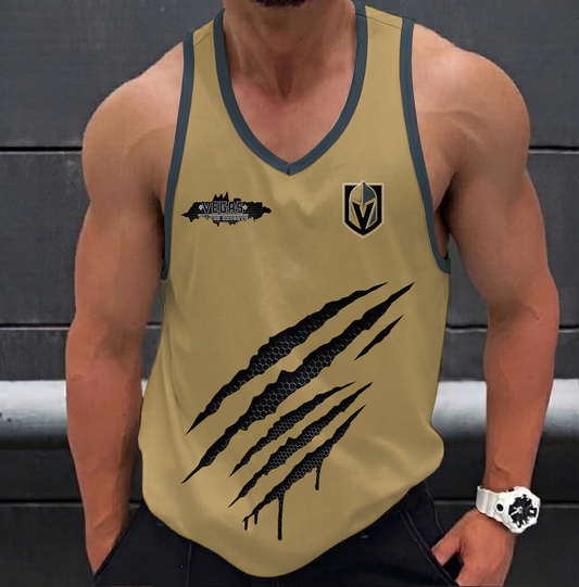 LIMITED EDITION - NEW CUSTOMIZED NHL04 VGK VEGAS GOLDEN KNIGHTS UNISEX TANK TOP