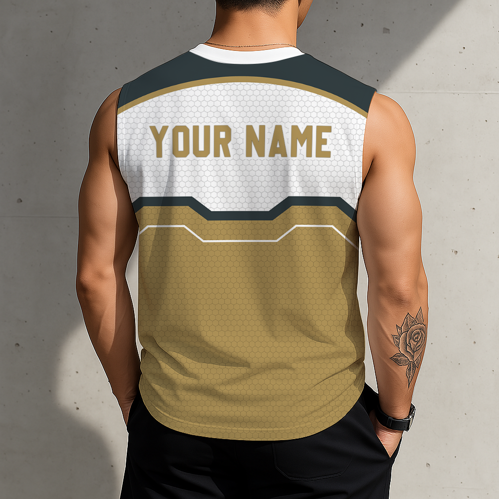SPECIAL EDITION - NEW CUSTOMIZED NHL04 VGK VEGAS GOLDEN KNIGHTS MEN'S GYM SHIRT