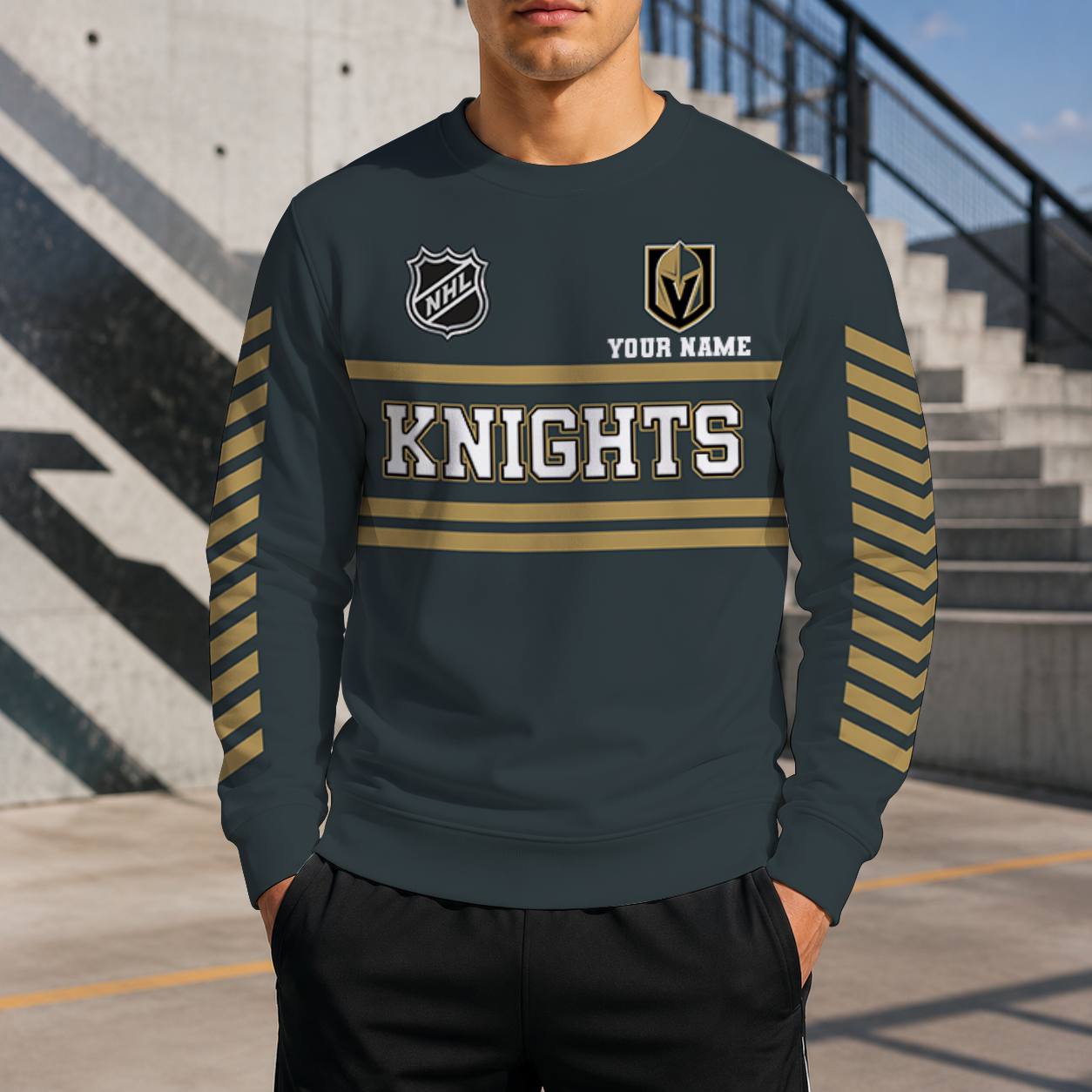 VIRAL EDITION - NEW CUSTOMIZED NHL04 VGK VEGAS GOLDEN KNIGHTS UNISEX SWEATSHIRT