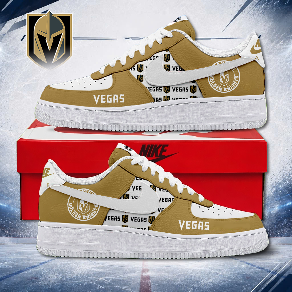 MEGA SALE - NEW CUSTOMIZED NHL04 VGK VEGAS GOLDEN KNIGHTS AF1 SHOES
