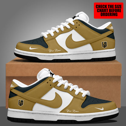 [SUPER SALE] NEW CUSTOMIZED NHL04 VGK VEGAS GOLDEN KNIGHTS DUNK LOW SHOES