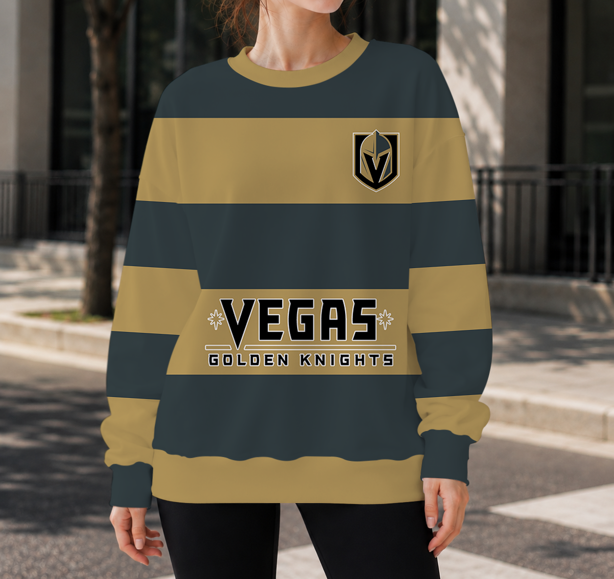 SPECIAL EDITION - NEW CUSTOMIZED NHL04 VGK VEGAS GOLDEN KNIGHTS UNISEX SWEATSHIRT