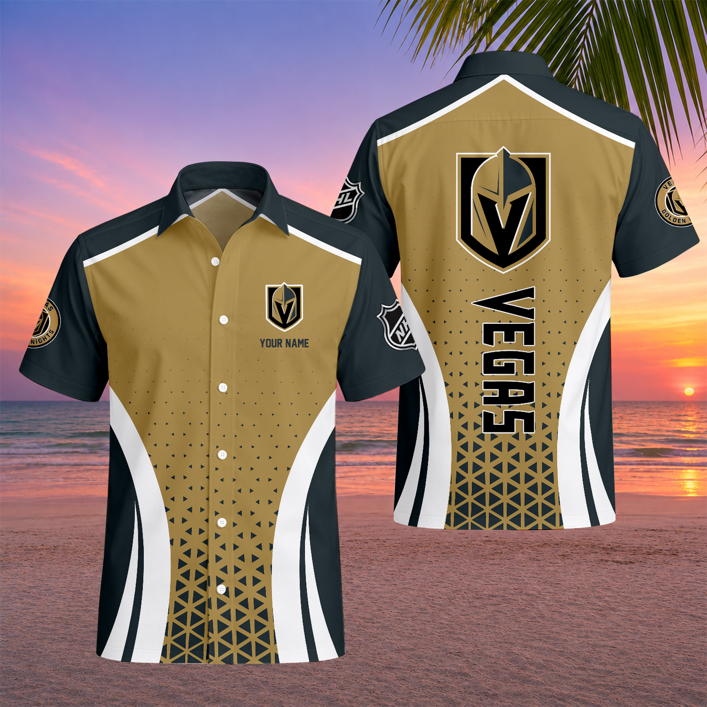 LIMITED EDITION - NEW CUSTOMIZED NHL04 VGK VEGAS GOLDEN KNIGHTS UNISEX HAWAIIAN SHIRT