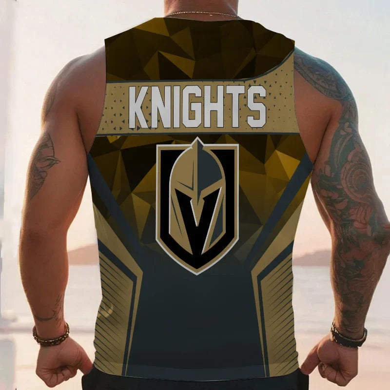[SUPER SALE] NEW CUSTOMIZED NHL04 VGK VEGAS GOLDEN KNIGHTS UNISEX TANK TOP