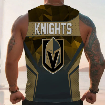 [SUPER SALE] NEW CUSTOMIZED NHL04 VGK VEGAS GOLDEN KNIGHTS UNISEX TANK TOP
