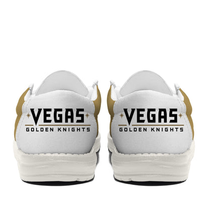 LIMITED EDITION - NEW CUSTOMIZED NHL04 VGK VEGAS GOLDEN KNIGHTS LOAFER SHOES