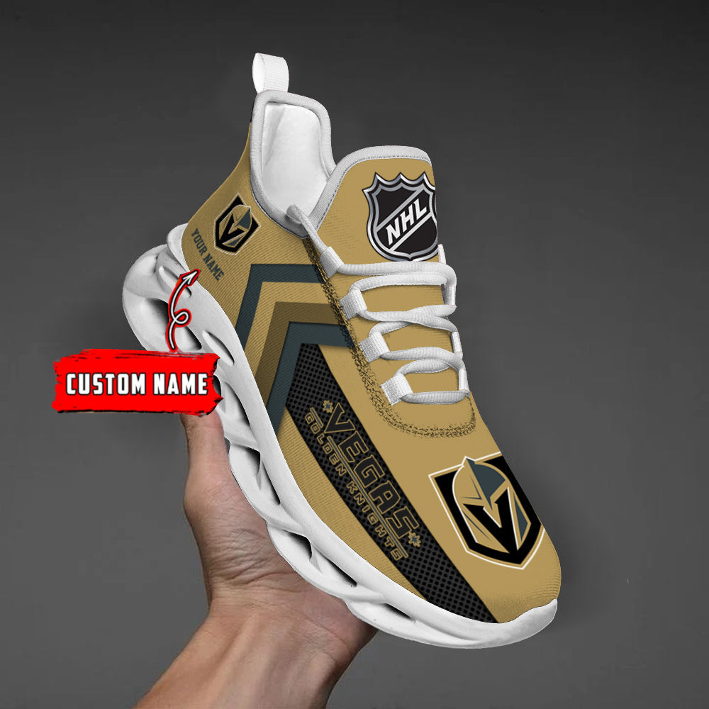 [SUPER SALE ] NEW CUSTOMIZED NHL04 VGK VEGAS GOLDEN KNIGHTS MAX SOUL SHOES