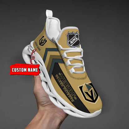 [SUPER SALE ] NEW CUSTOMIZED NHL04 VGK VEGAS GOLDEN KNIGHTS MAX SOUL SHOES