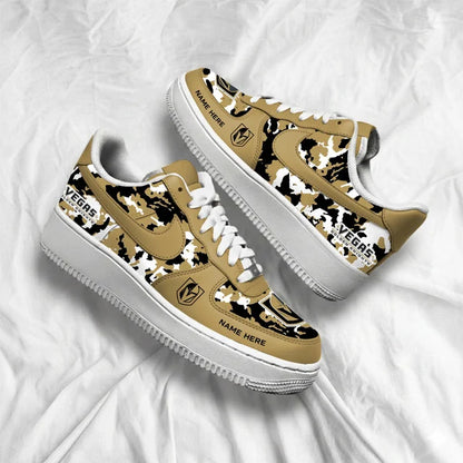 [SUPER SALE] NEW CUSTOMIZED NHL04 VGK VEGAS GOLDEN KNIGHTS AF1 SHOES