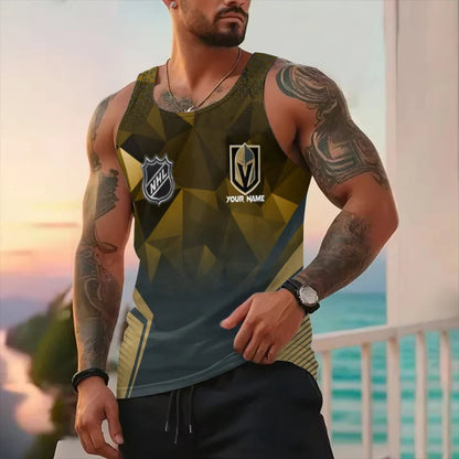 [SUPER SALE] NEW CUSTOMIZED NHL04 VGK VEGAS GOLDEN KNIGHTS UNISEX TANK TOP