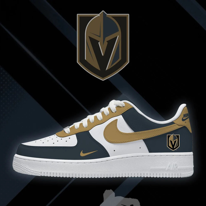LIMITED EDITION - NEW CUSTOMIZED NHL04 VGK VEGAS GOLDEN KNIGHTS AF1 SHOES