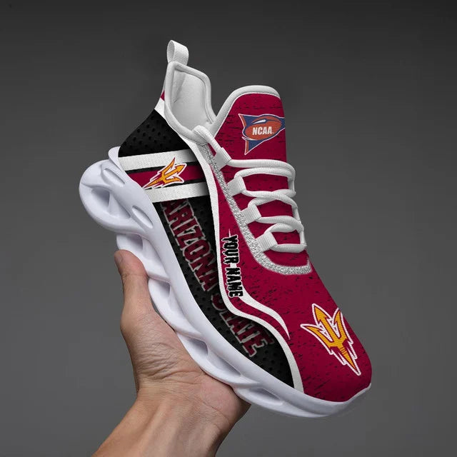 EXCLUSIVE EDITION - NEW CUSTOMIZED NCAA FBS04 ASS ARIZONA STATE SUN DEVILS CLUNKY SNEAKERS