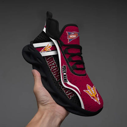 EXCLUSIVE EDITION - NEW CUSTOMIZED NCAA FBS04 ASS ARIZONA STATE SUN DEVILS CLUNKY SNEAKERS
